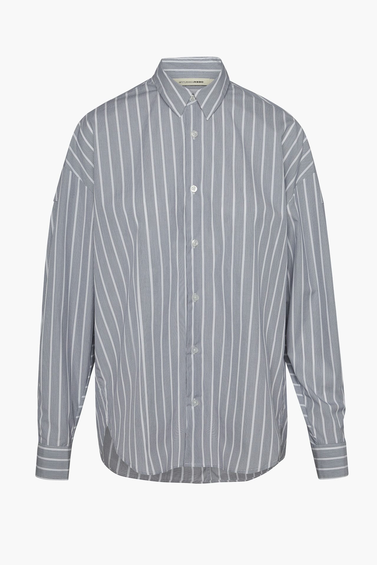 Boyfriend Shirt Grey Stripe