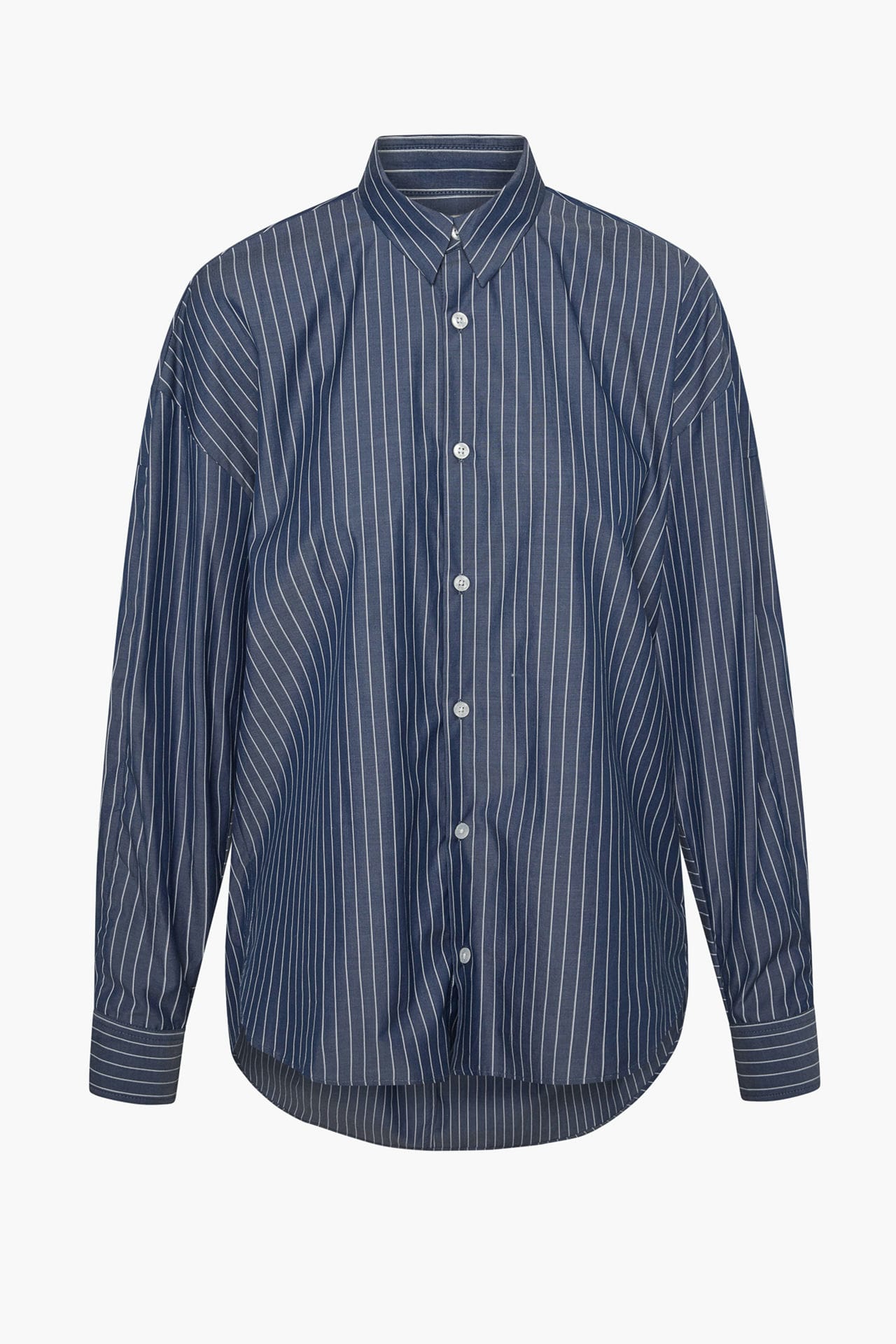 Boyfriend Shirt Navy Stripe