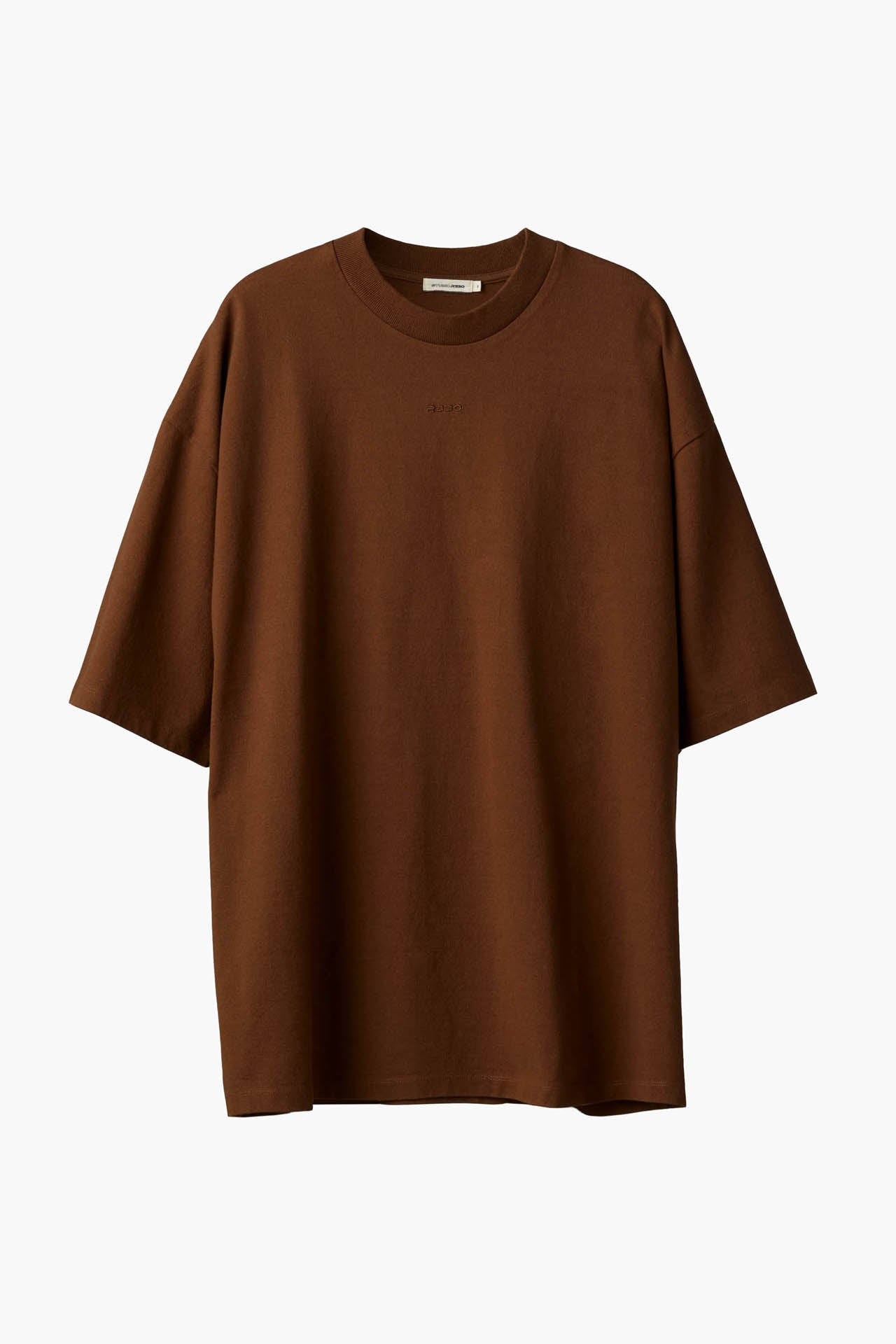Unisex Oversized Heavy Weight Cotton Tee Brown