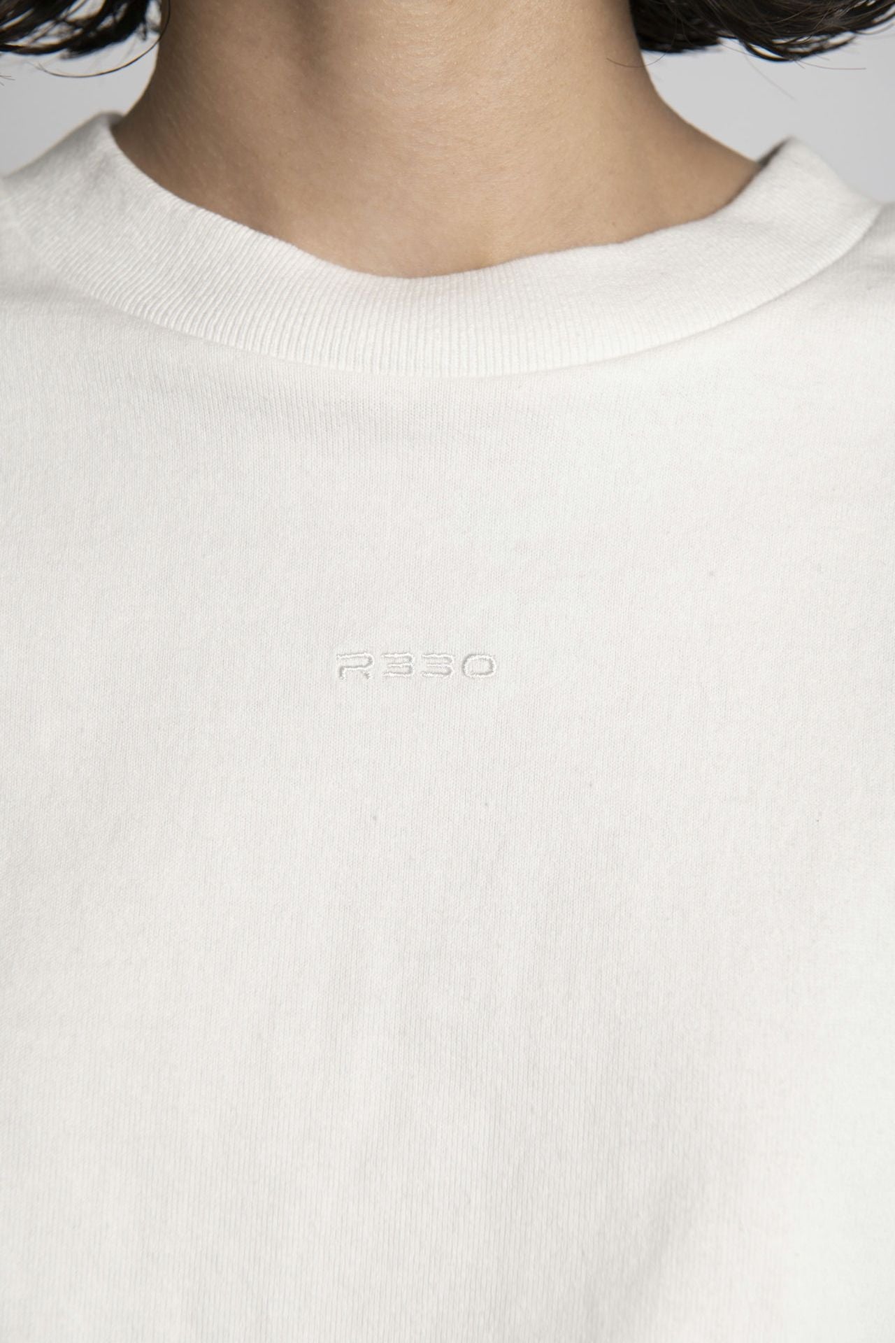 Unisex Cotton Oversized Boxed Long Tee White