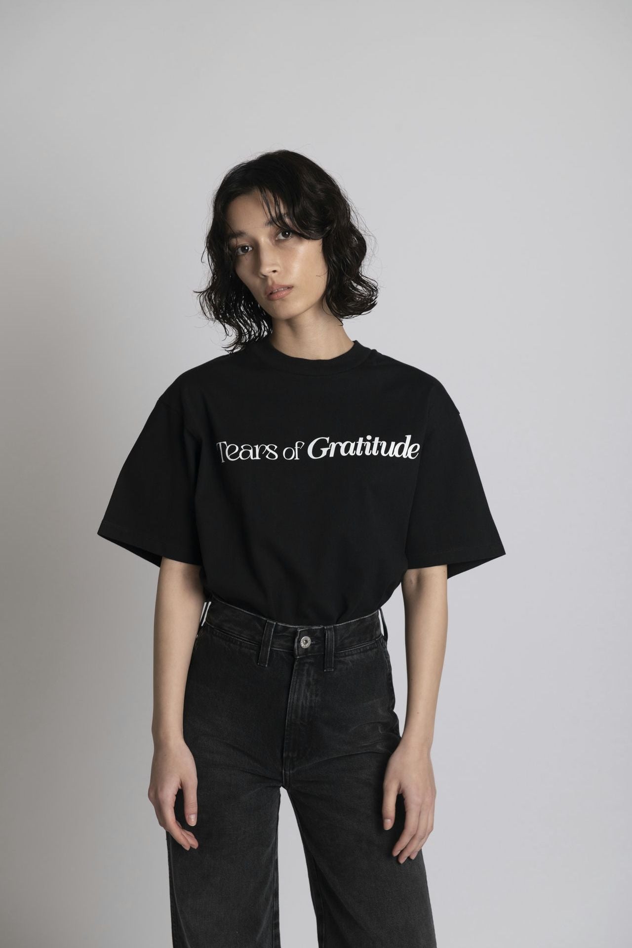 Tears Of Gratitude Boxed Tee Black