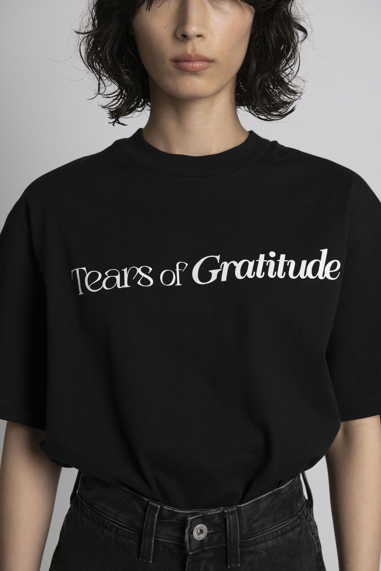 Tears Of Gratitude Boxed Tee Black