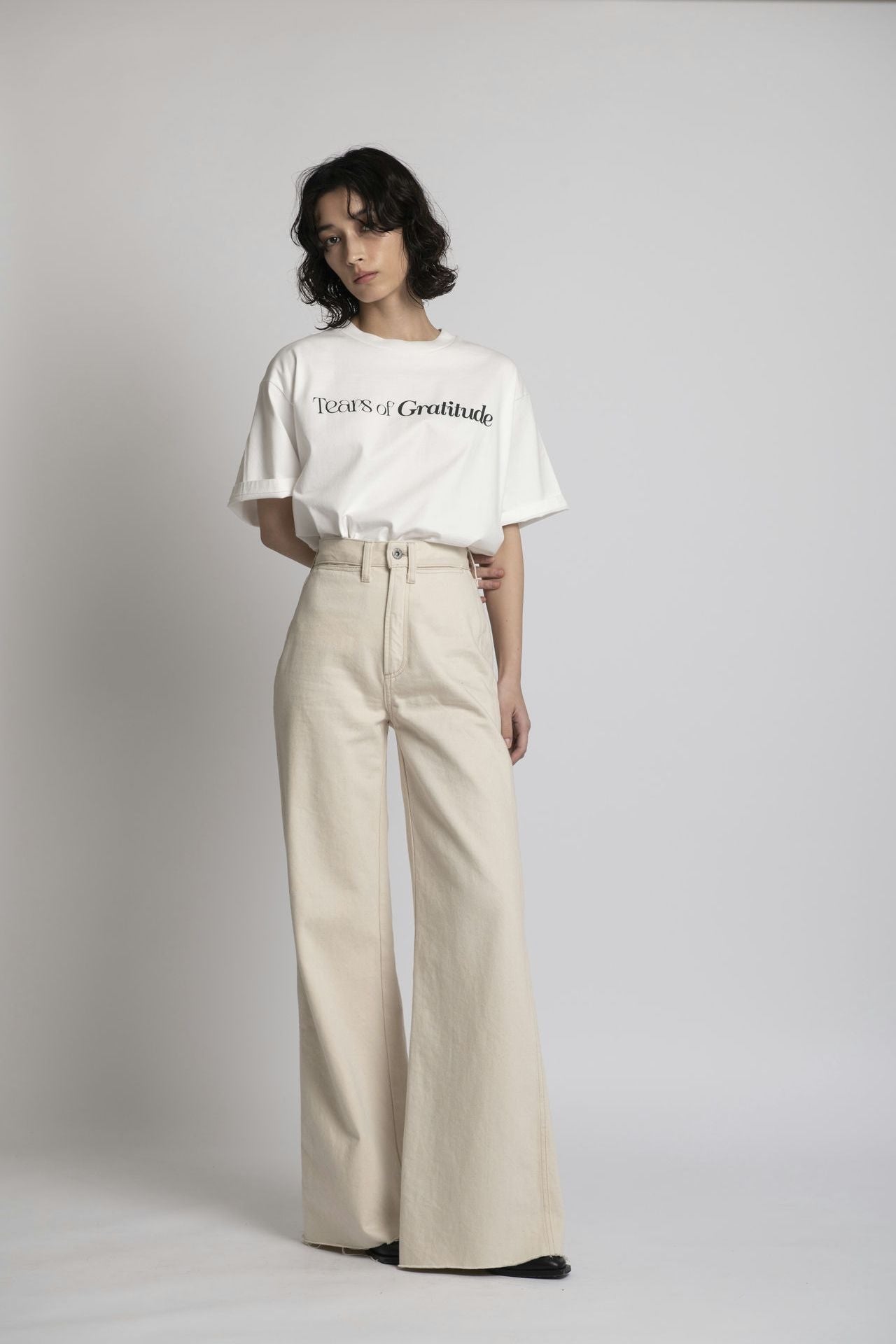 Tears Of Gratitude Boxed Tee White