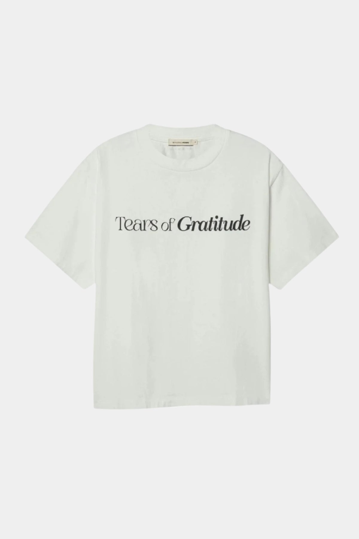 Tears Of Gratitude Boxed Tee White
