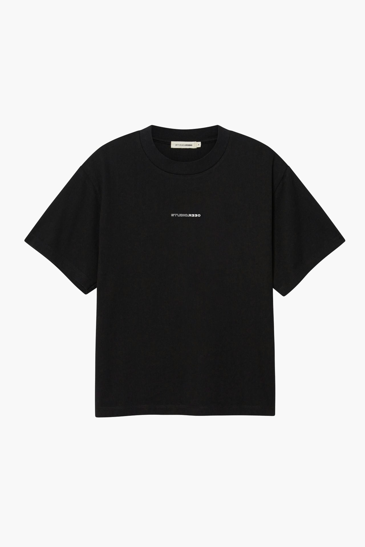Logo Boxed Tee - Black