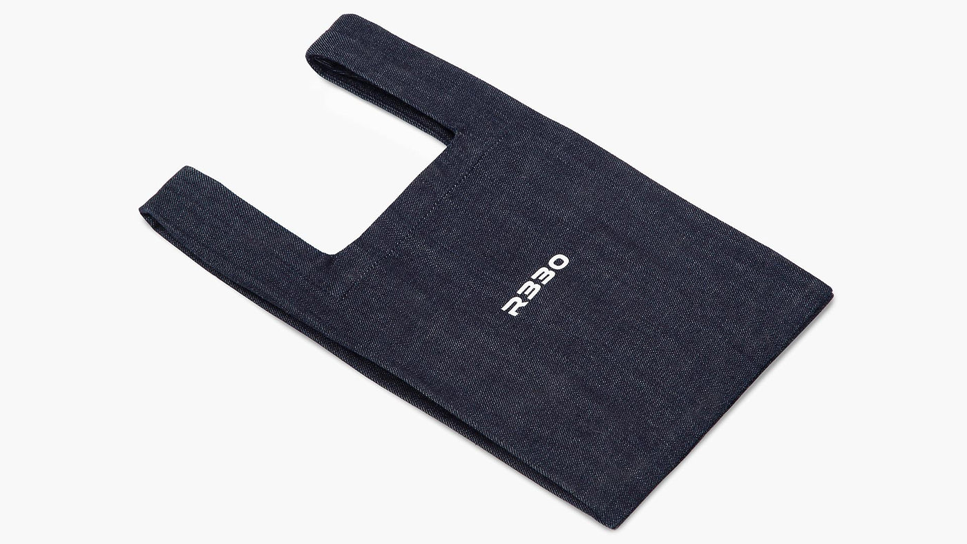 DENIM MARCHE BAG LARGE NATURAL
