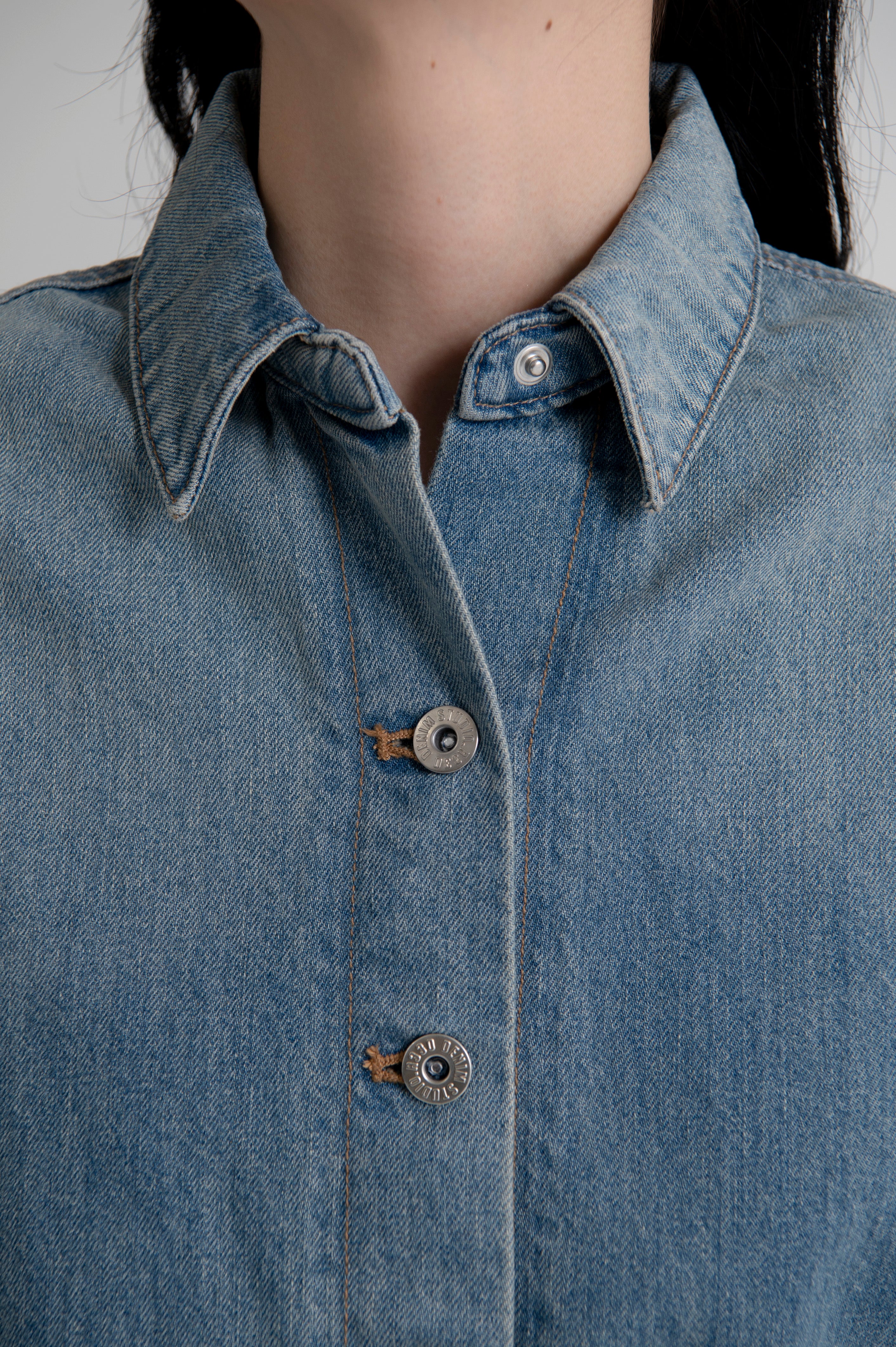 OVERSIZED DENIM SHIRTS JACKET