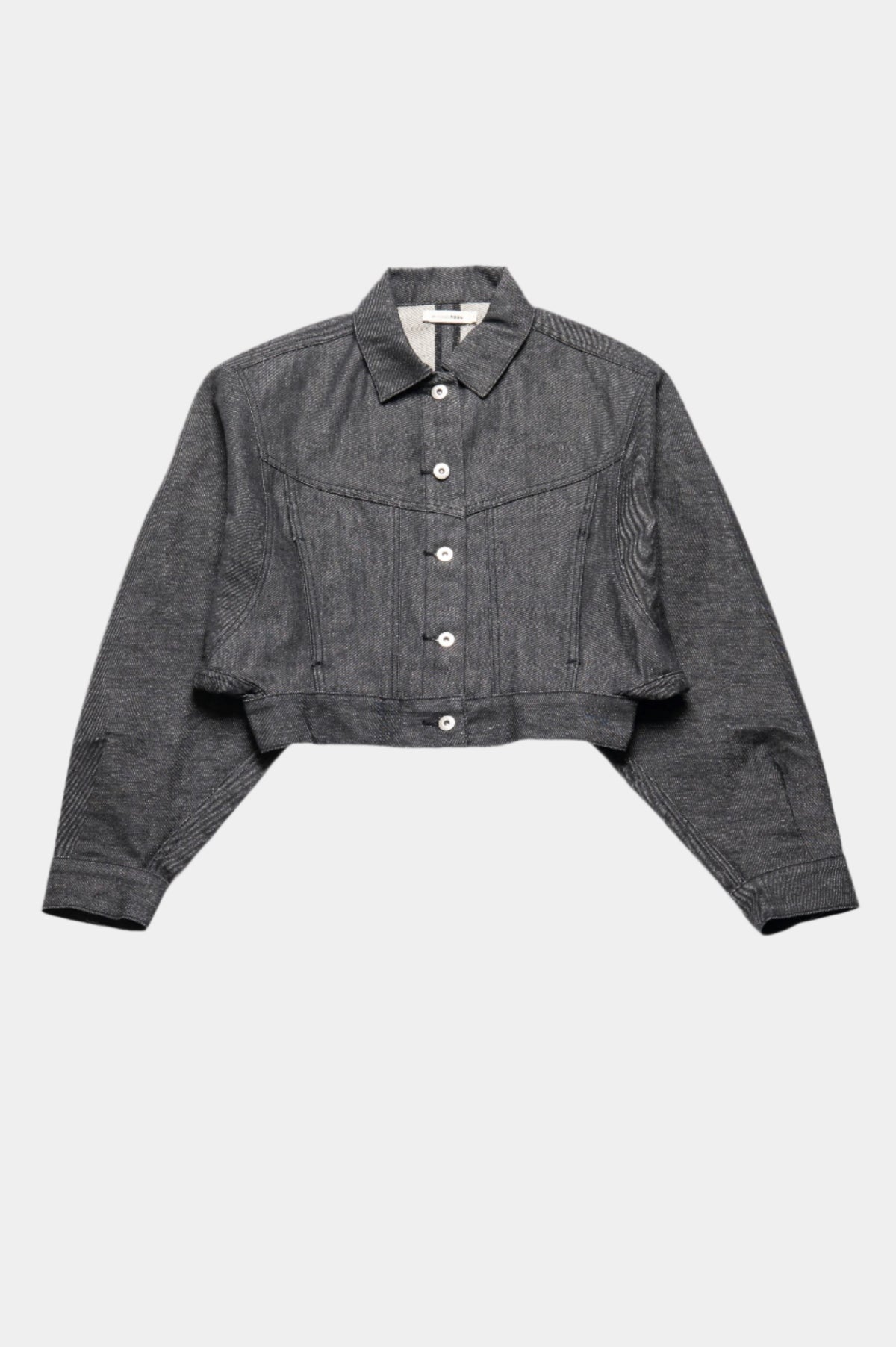 Dolman Sleeve Denim Jacket Non-Wash Black