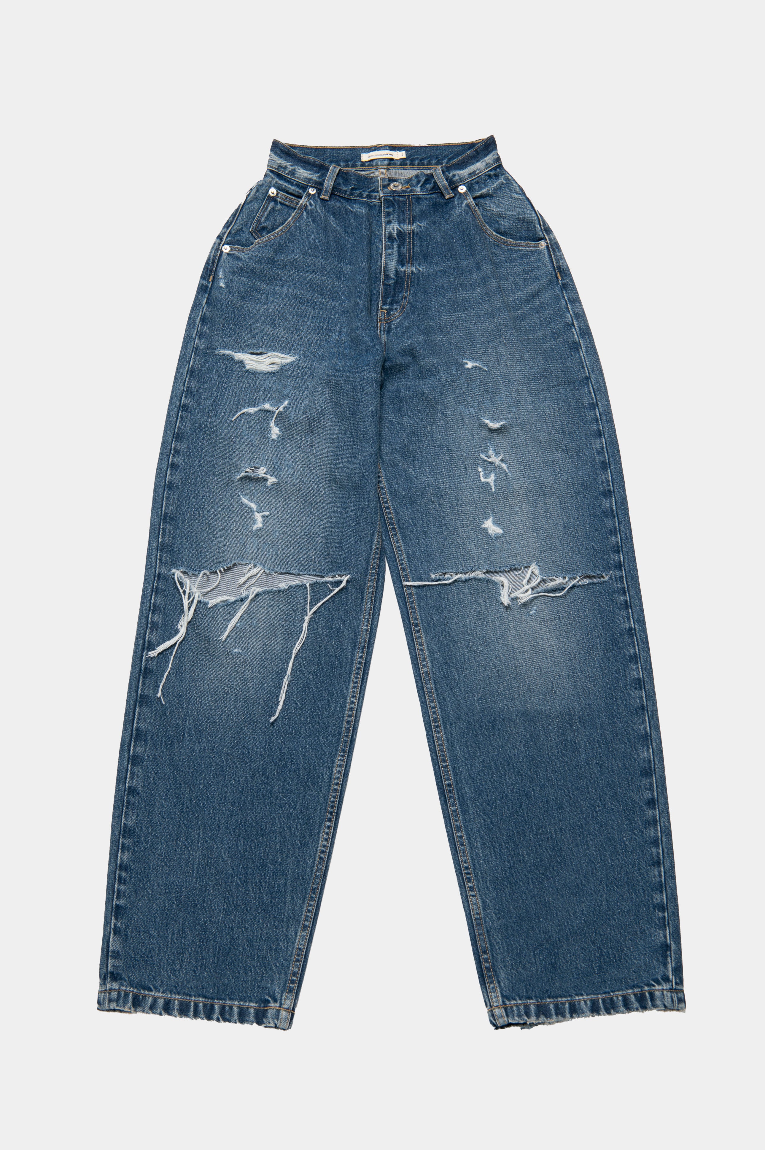 VINTAGE WIDE TAPERED INDIGO CRUSH