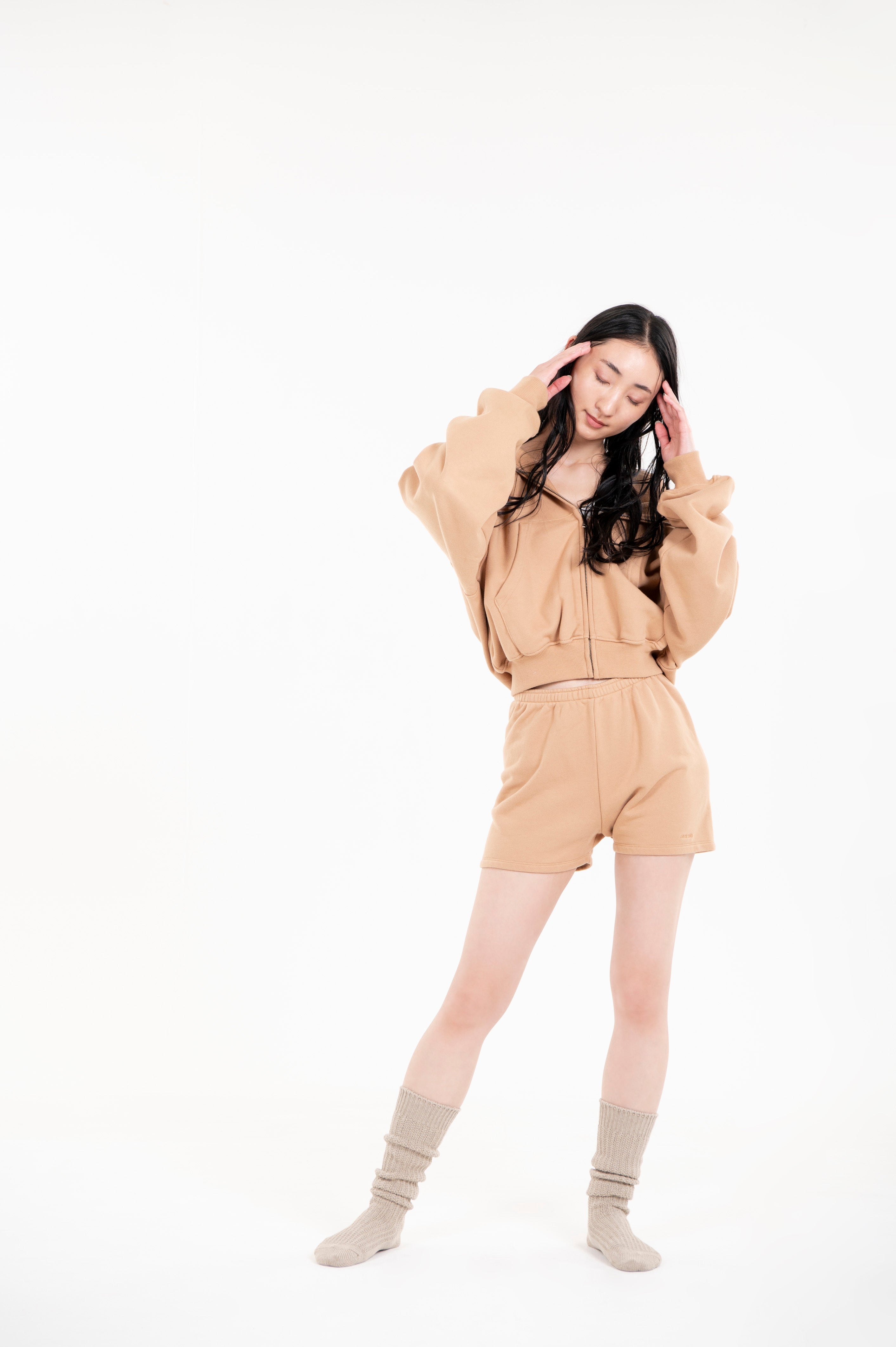 ECO LOOSE SOCKS KHAKI