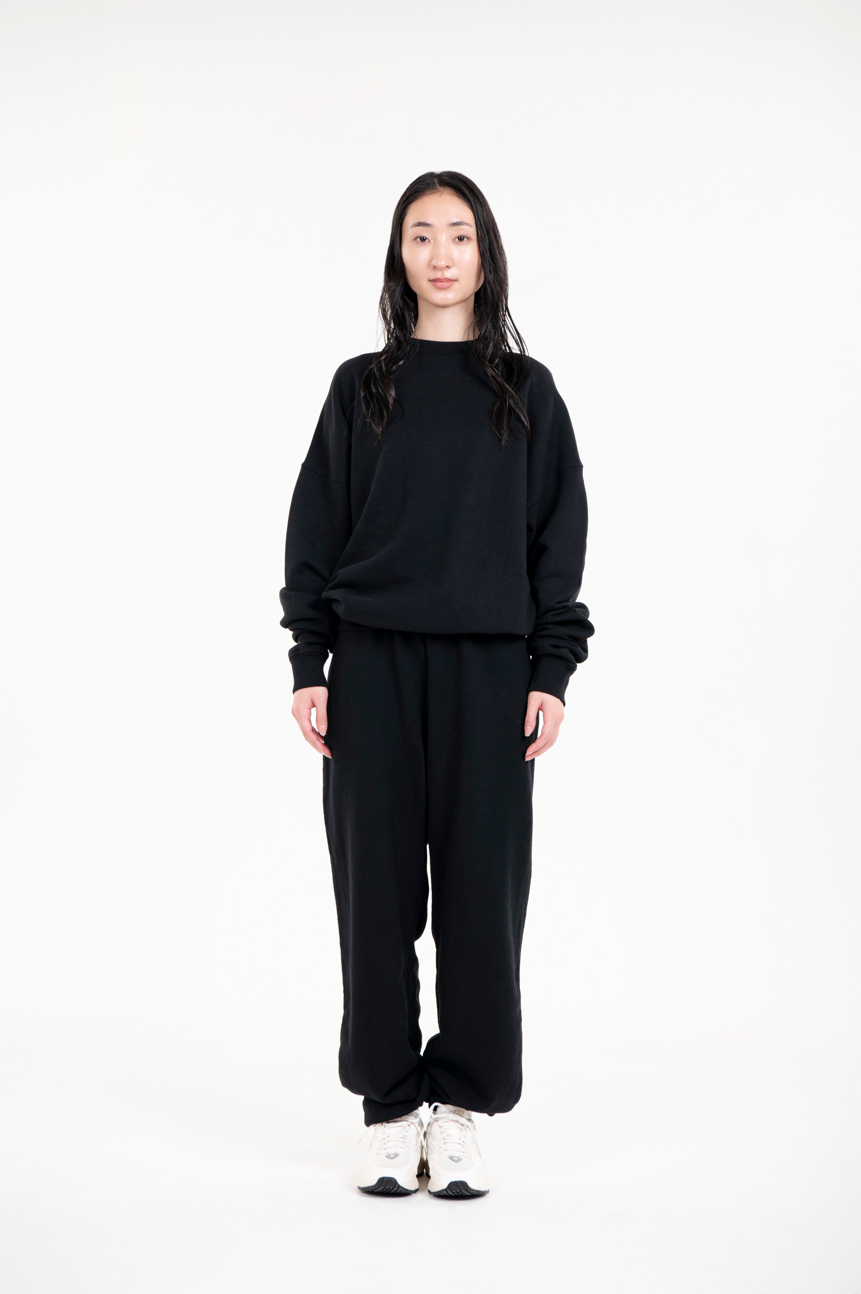 TSURIAMI UNISEX CREW SWEAT BLACK