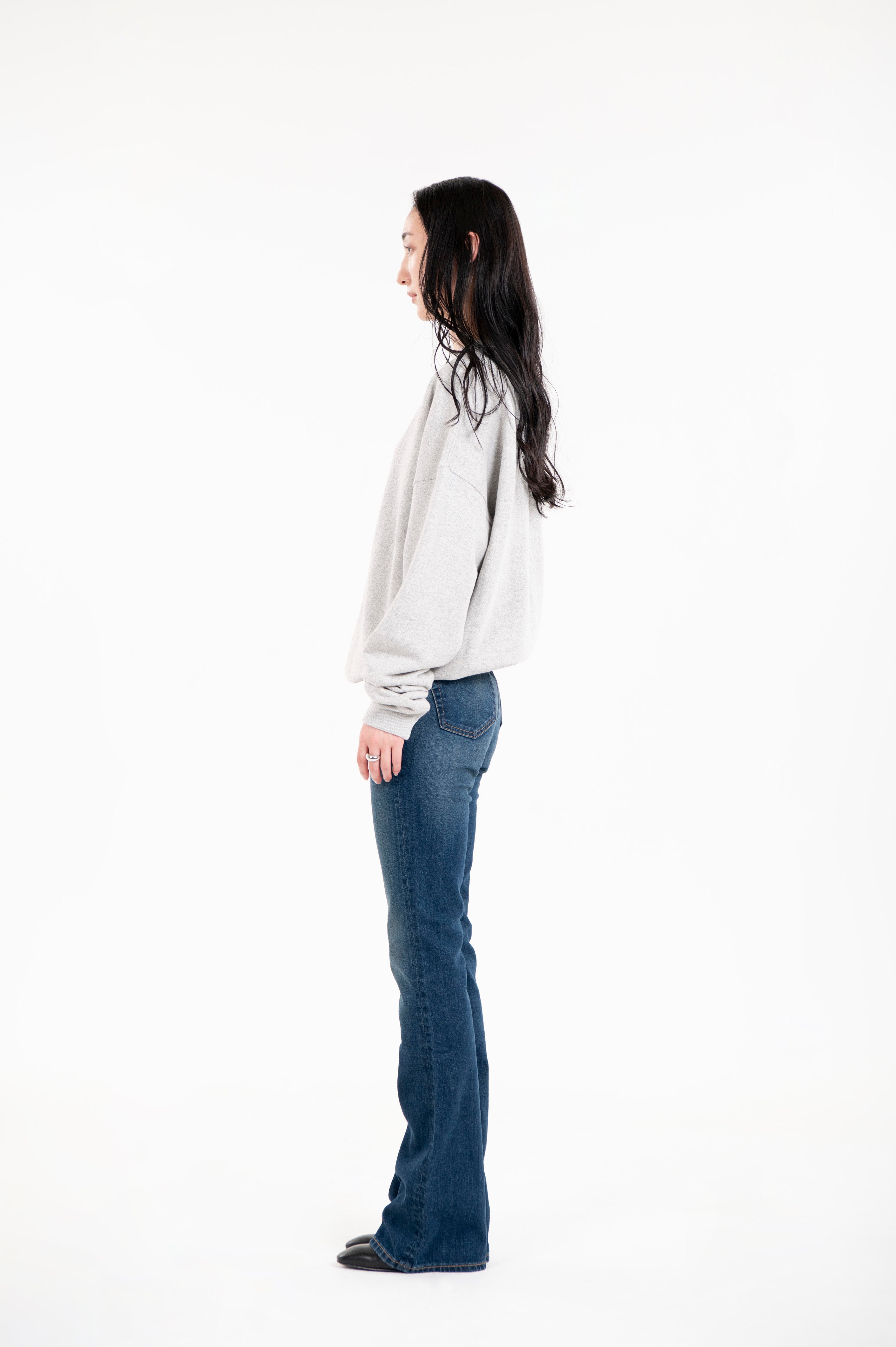 TSURIAMI UNISEX CREW SWEAT H. ASH GREY