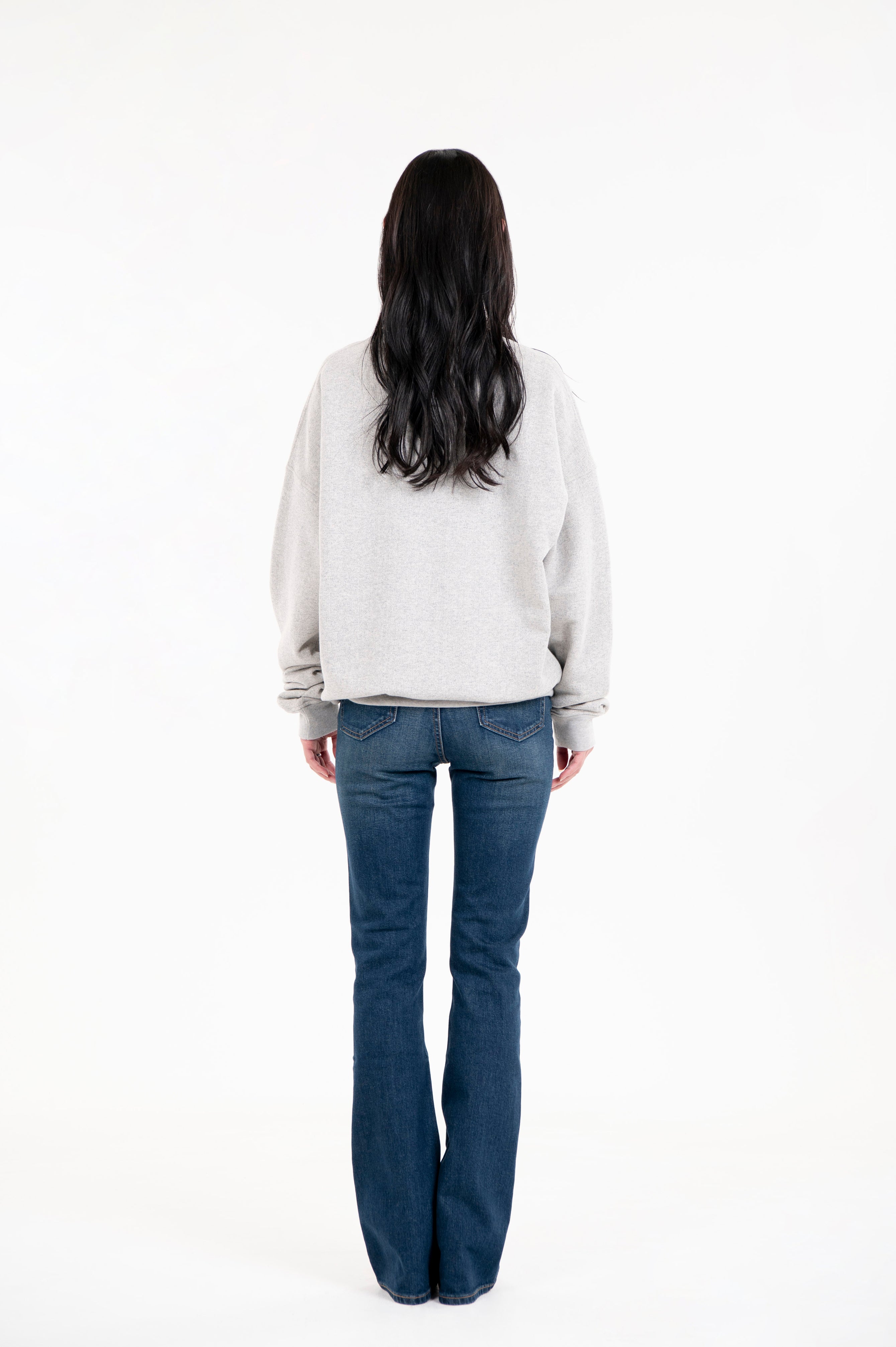 TSURIAMI UNISEX CREW SWEAT H. ASH GREY