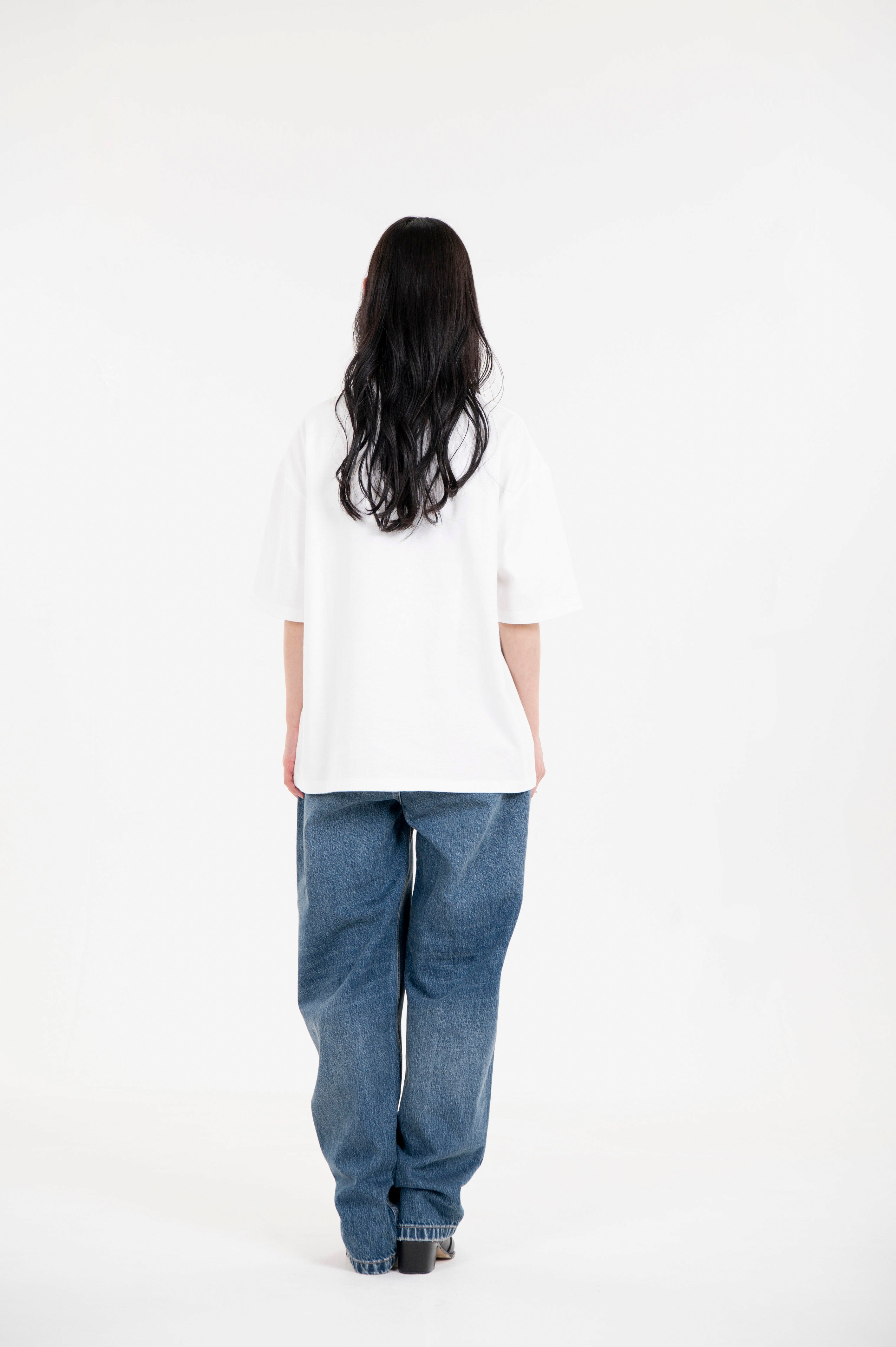 TSURIAMI UNISEX OVERSIZED TEE WHITE