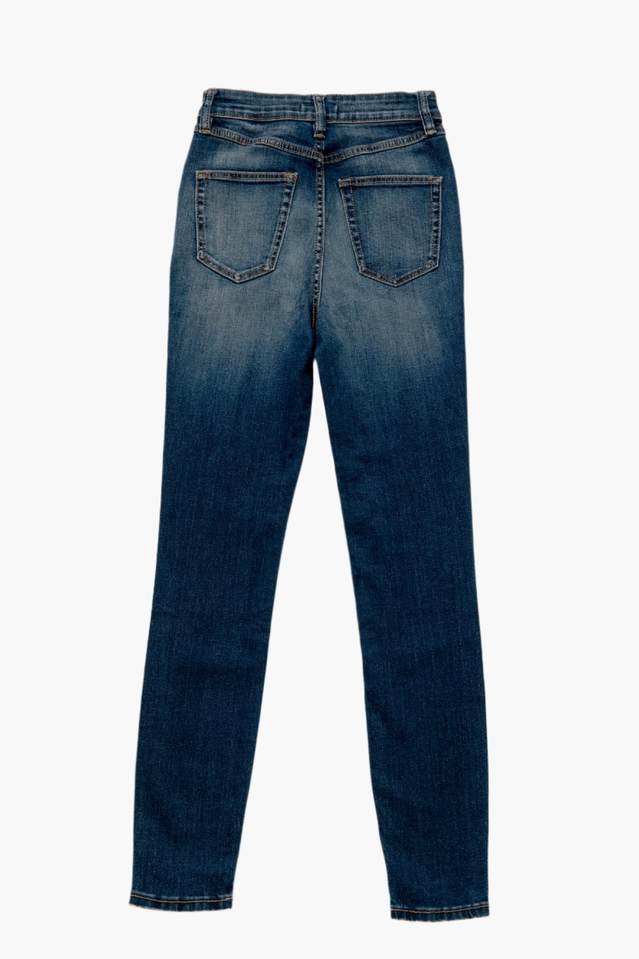 High Rise Skinny Vintage Wash - Dark Indigo back