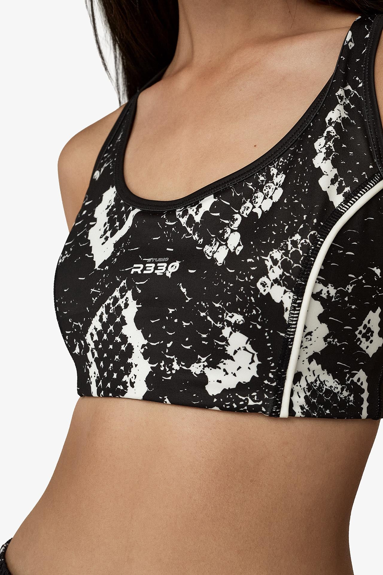 Snake Print Sports Bra