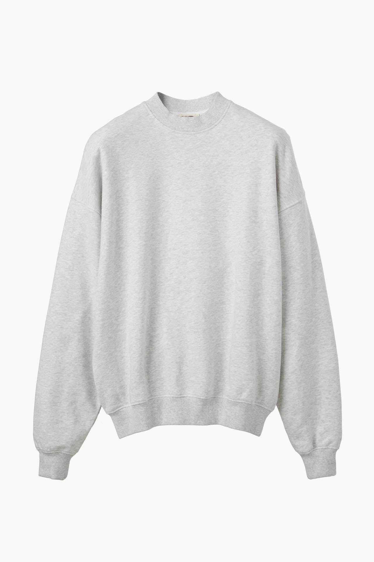 Unisex Mock Neck Crew Sweat