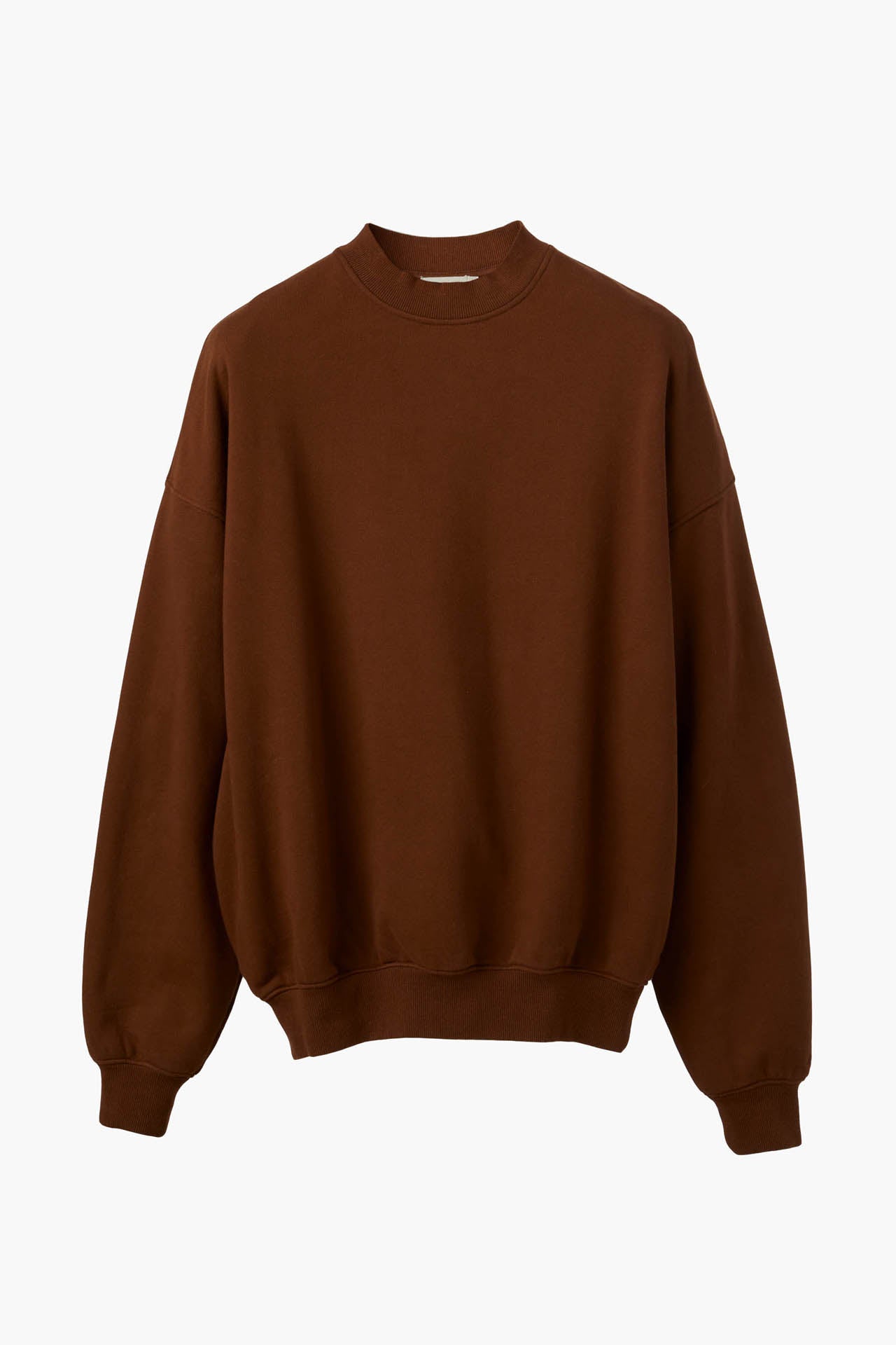 Unisex Mock Neck Crew Sweat