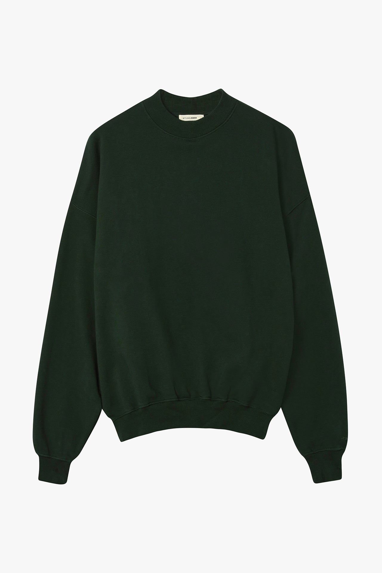 Unisex Mock Neck Crew Sweat