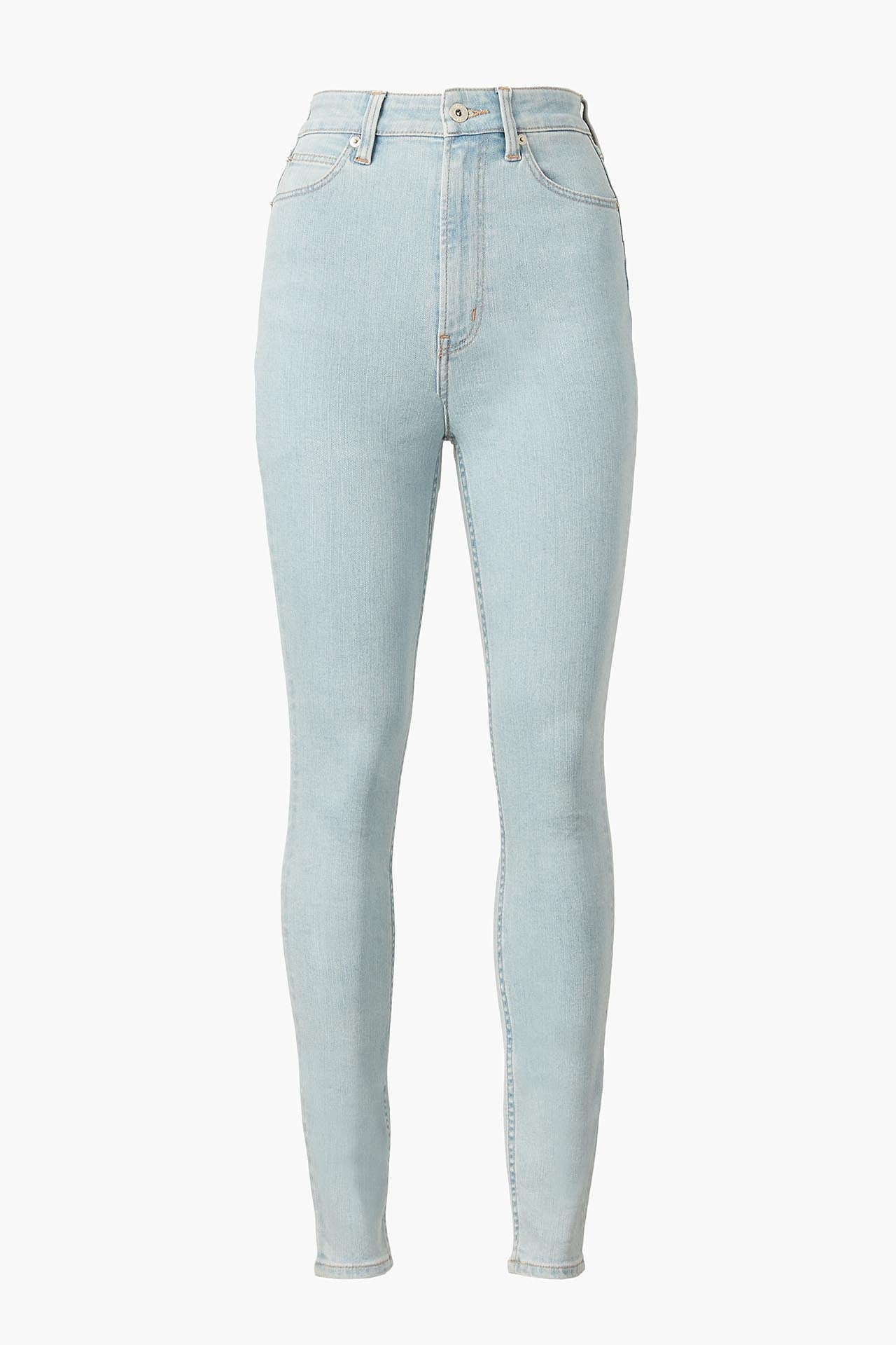 High Rise Skinny - Light blue