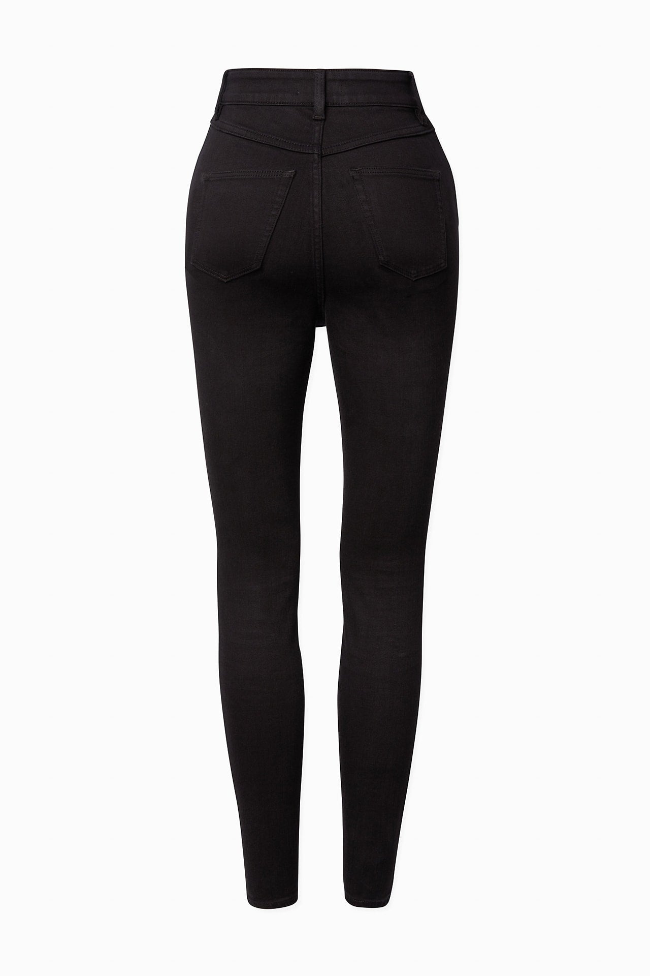 High Rise Skinny - Black back