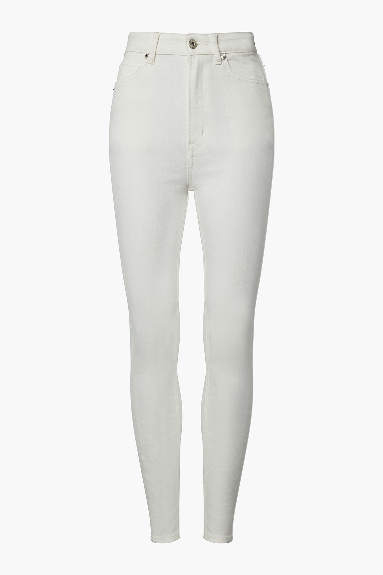 High Rise Skinny - White