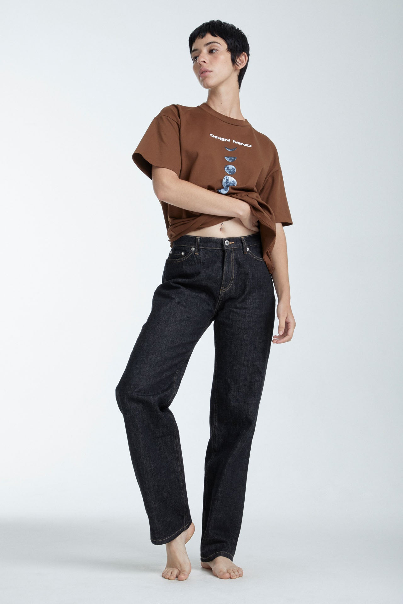 UNISEX "OPEN MIND, OPEN HEART" GRAPHIC TEE