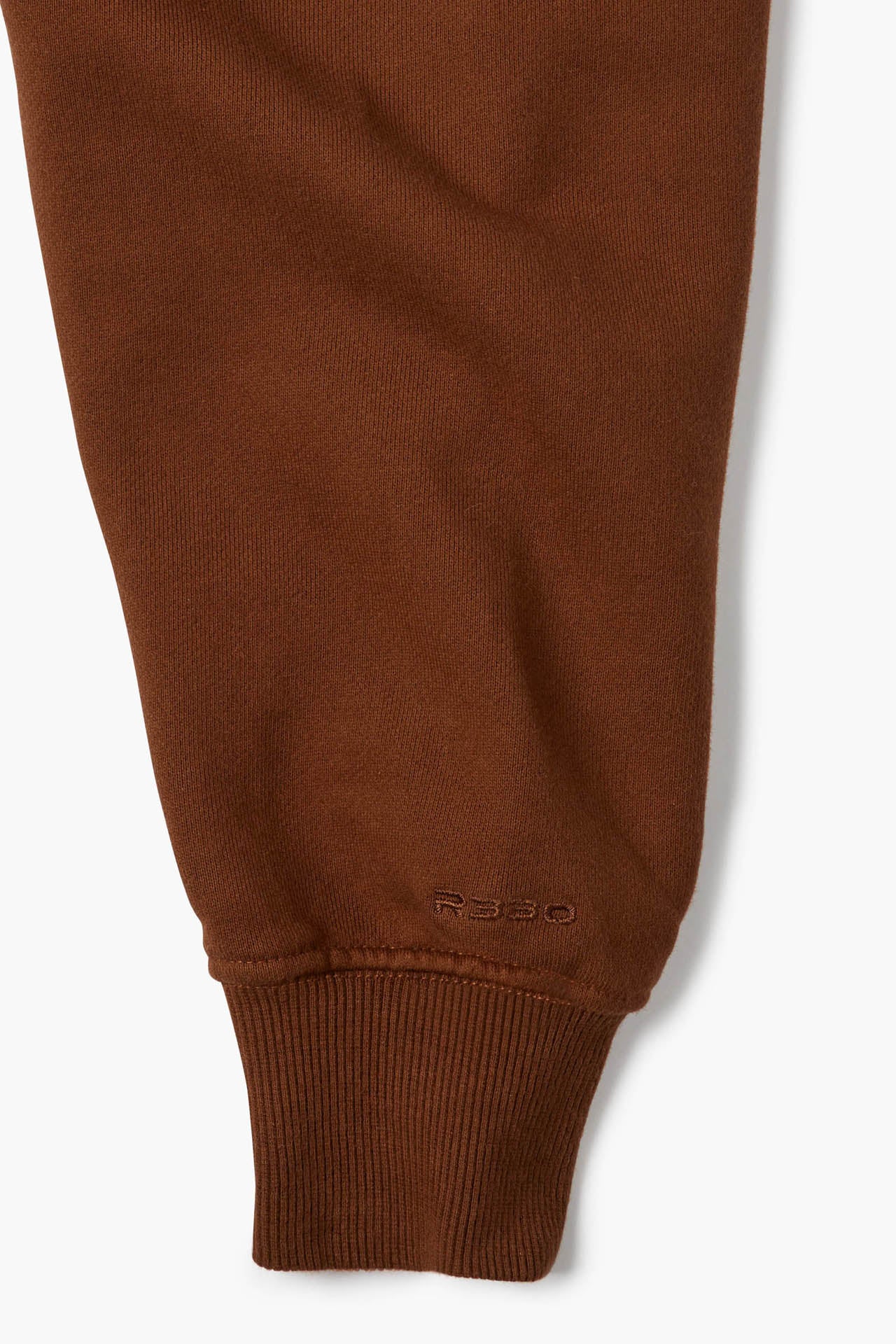 Cropped Pullover Hoodie - Brown Sleeves