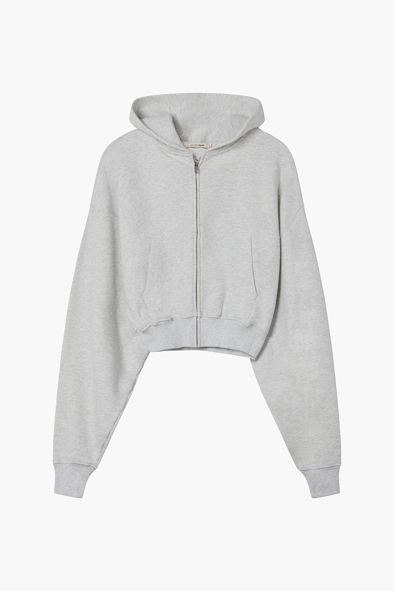 Cropped Zip Hoodie