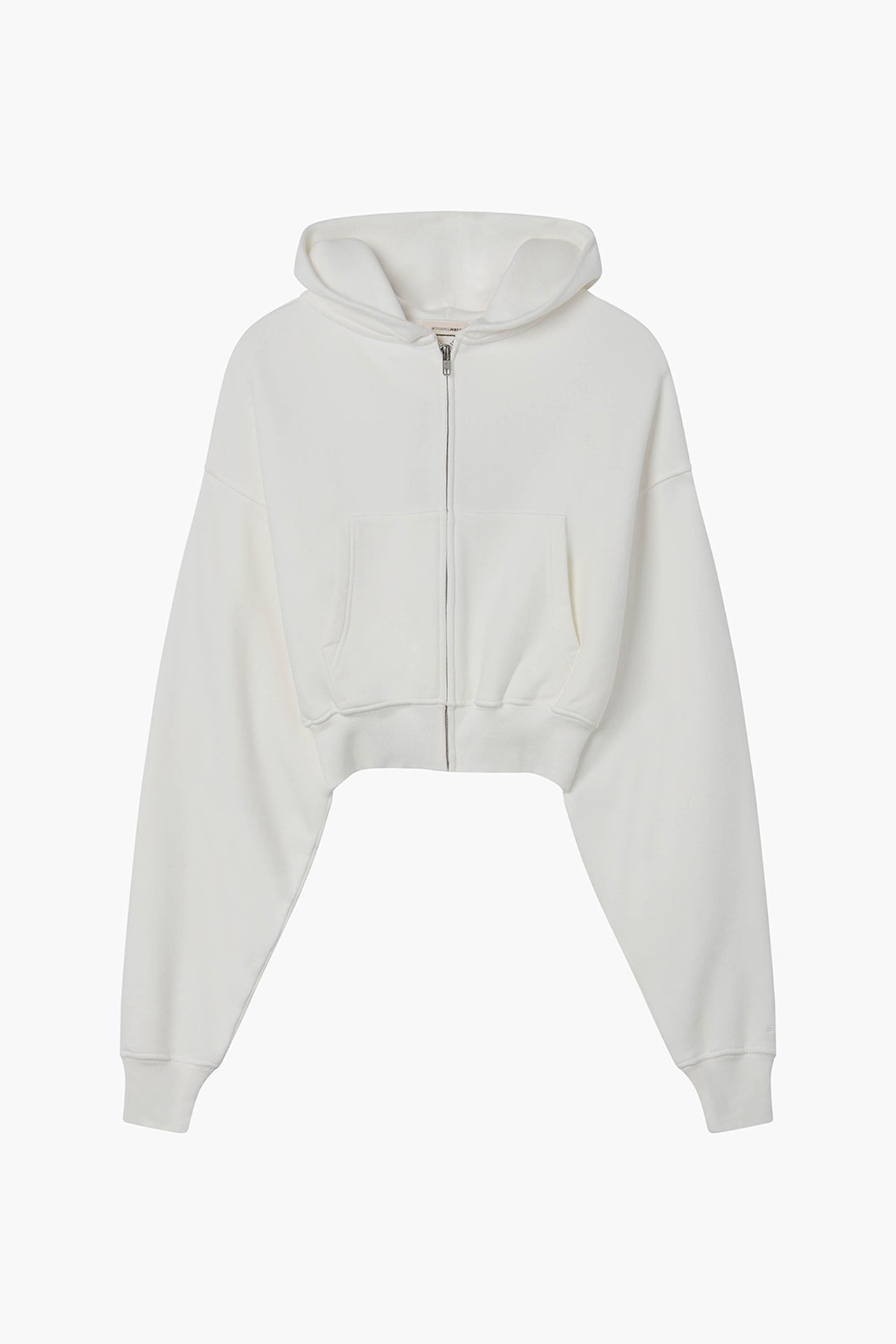 Cropped Zip Hoodie