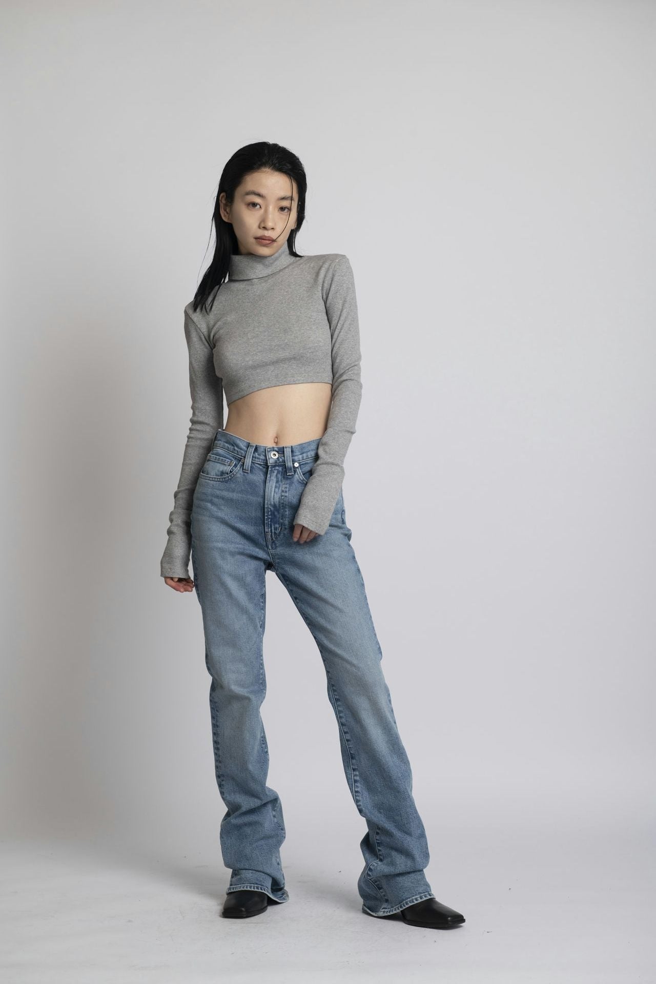 Neo Fitted Cropped Turtle Neck