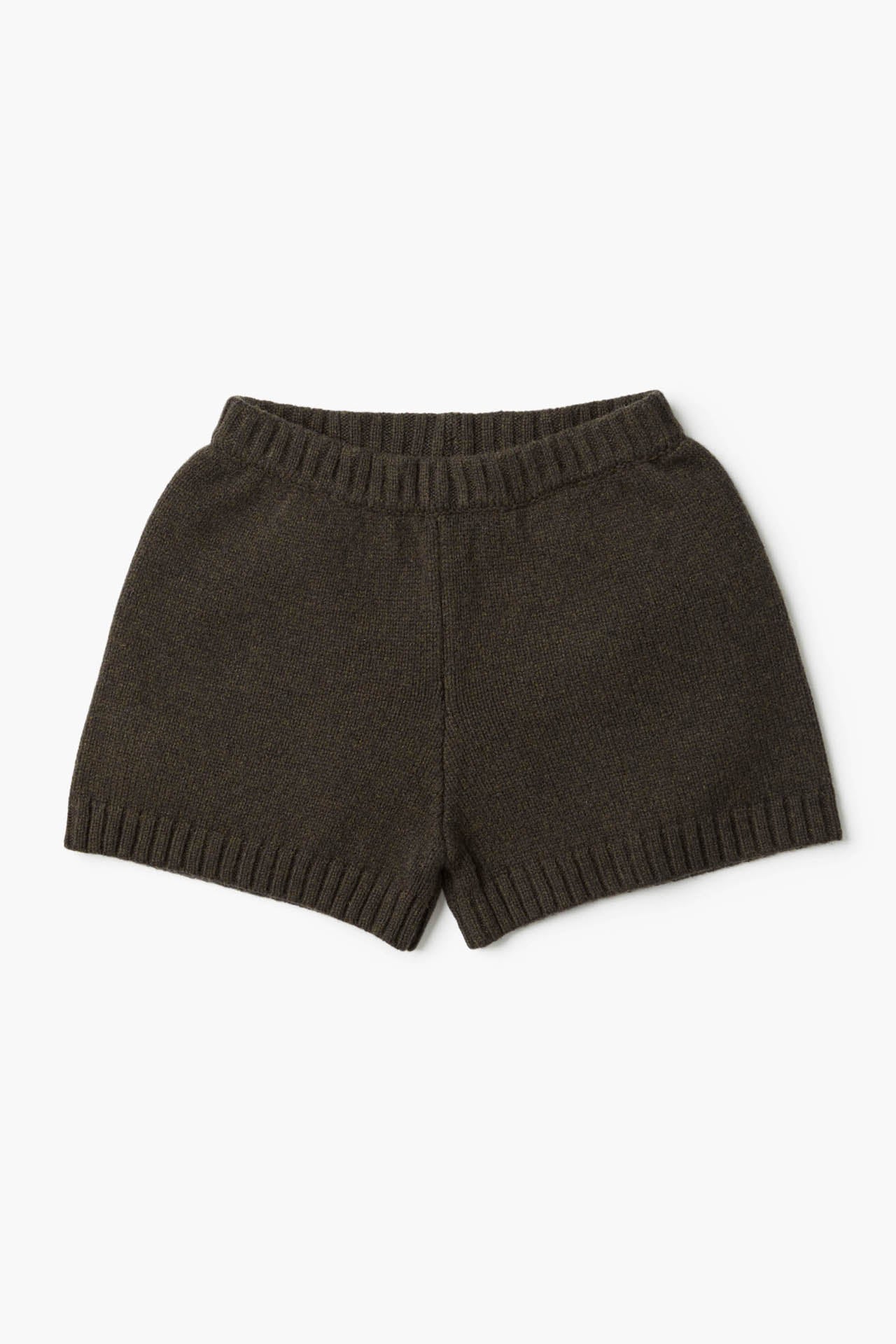 Fitted Knit shorts - Green