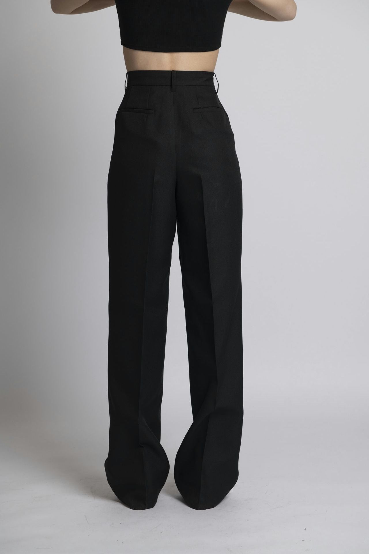1930s inspired high waist trousers
