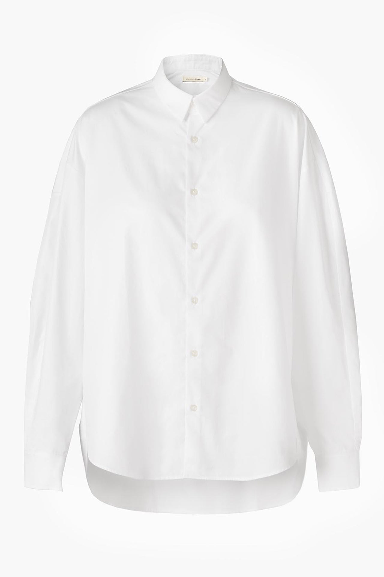 White Cotton Shirt - Boyfriend Fit