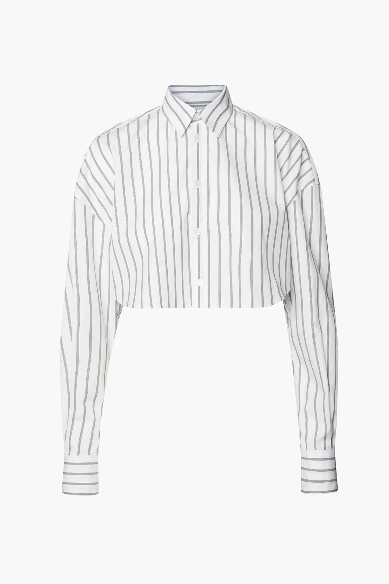 STRIPED SHIRT - CROPPED FIT