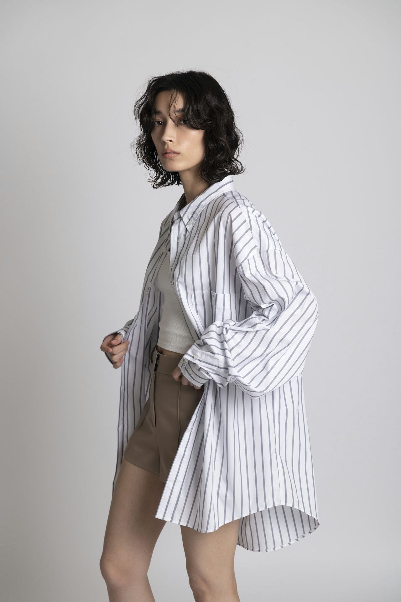 Striped Shirt - Unisex Oversized Fit